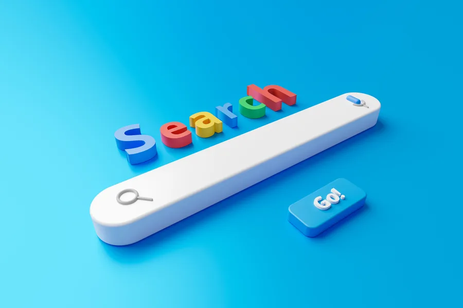 Accompagnement SEO Ellebay : barre de recherche Google illustrant la visibilité dans les résultats